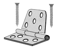 Steel Hinges with Cap Con Screws