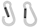 Steel Spring Links, Zinc Finish